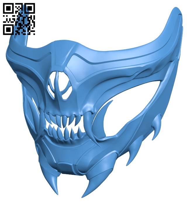 Scorpion mask B007727 file stl free download 3D Model for CNC and 3d  printer – Download Stl Files
