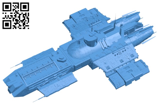 Ship icarus full B007795 file stl free download 3D Model for CNC and 3d printer