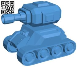 Simple tank B007922 file stl free download 3D Model for CNC and 3d printer
