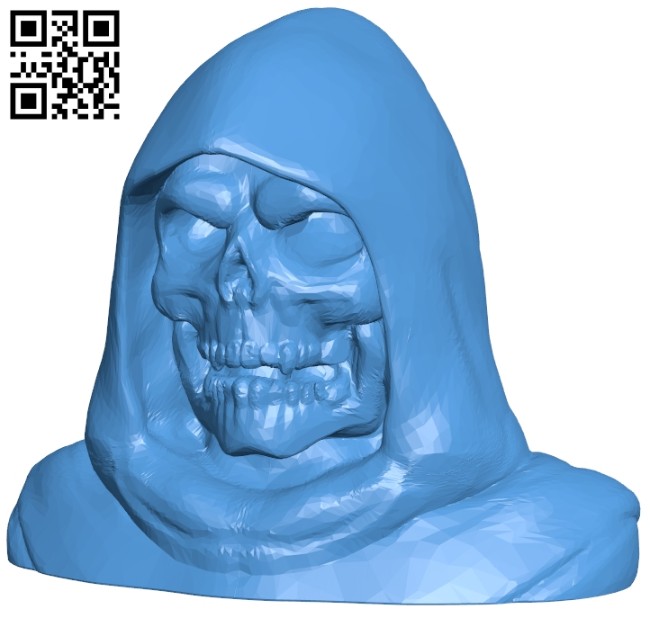 Skeletor bust B007667 file stl free download 3D Model for CNC and 3d printer