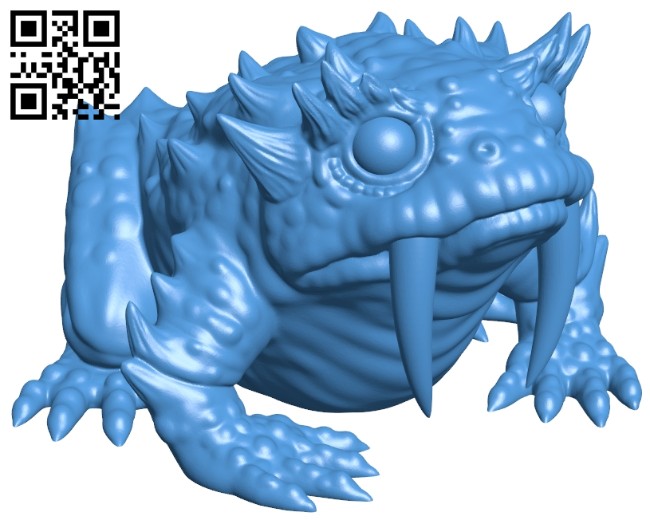 Slurk no drool - ghost toad B007828 file stl free download 3D Model for CNC and 3d printer