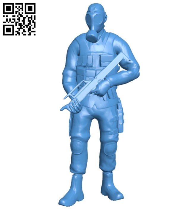 Smoke with smg B007836 file stl free download 3D Model for CNC and 3d printer