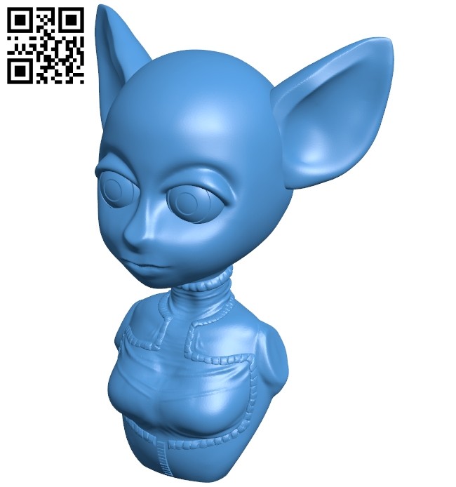 Space cadet - cat B007973 file stl free download 3D Model for CNC and 3d printer