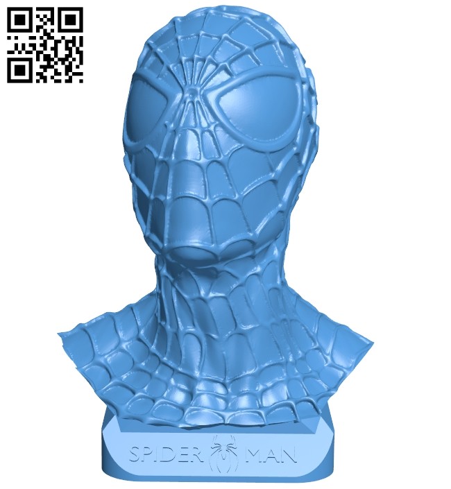 Spider magnet - bust superhero B007903 file stl free download 3D Model for CNC and 3d printer