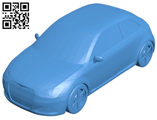Sports coupe car B007902 file stl free download 3D Model for CNC and 3d printer