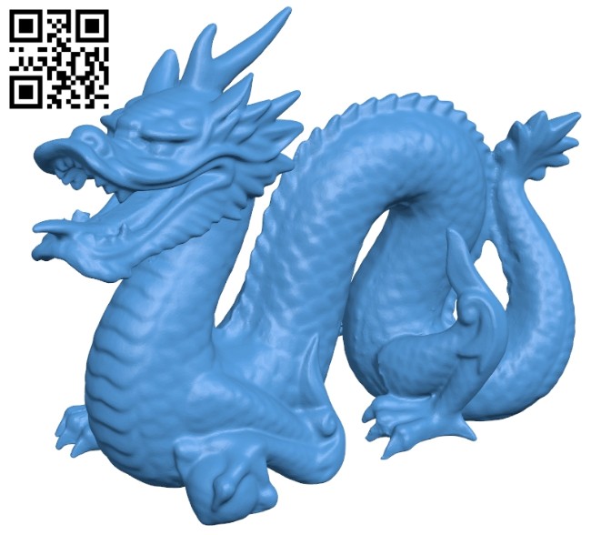 Stanford dragon B007989 file stl free download 3D Model for CNC and 3d printer