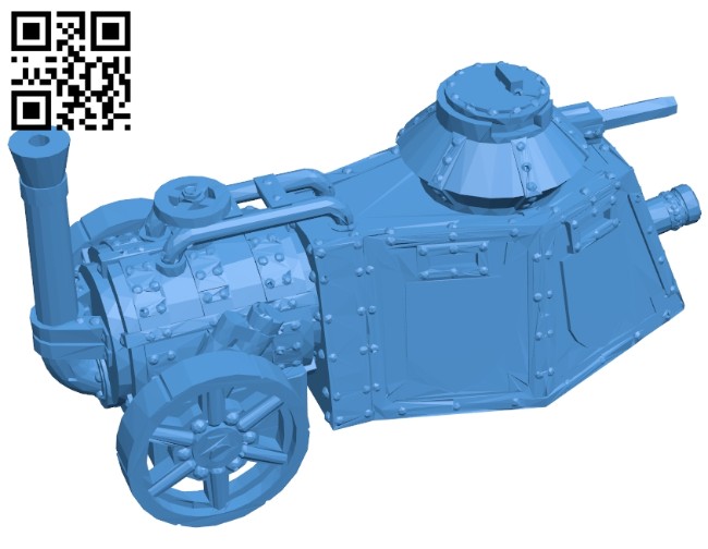 Steam tank B007835 file stl free download 3D Model for CNC and 3d printer