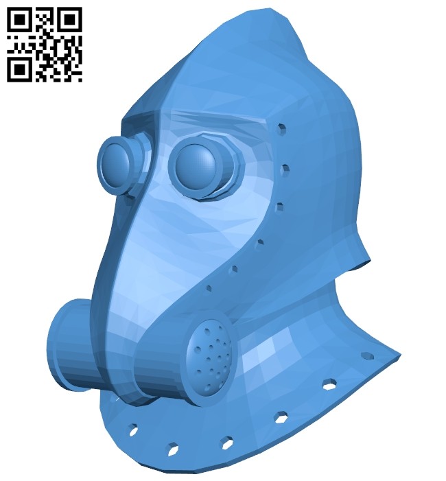 Steampunk helmet B007699 file stl free download 3D Model for CNC and 3d printer