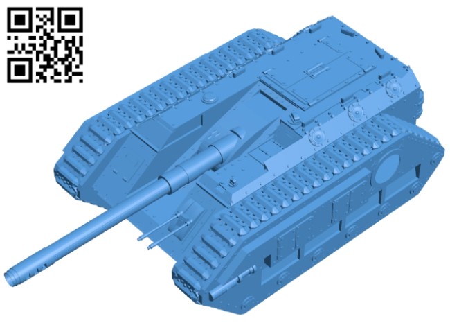 Tank Destroyer B007741 file stl free download 3D Model for CNC and 3d printer