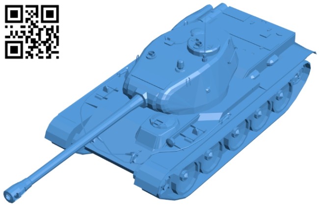 Tank t-44 B008025 file stl free download 3D Model for CNC and 3d printer