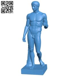 The Doryphoros B008037 file stl free download 3D Model for CNC and 3d printer