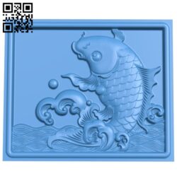 The picture of a carp A005028 download free stl files 3d model for CNC wood carving