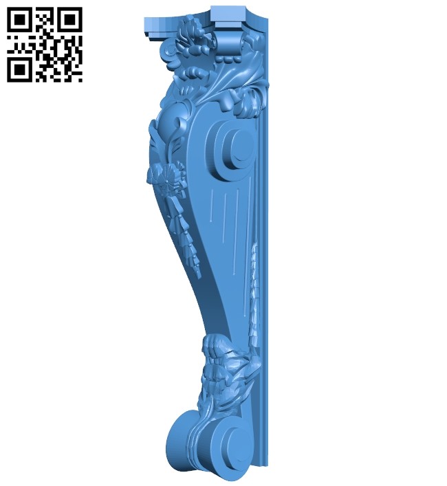 Top of the column A005123 download free stl files 3d model for CNC wood carving