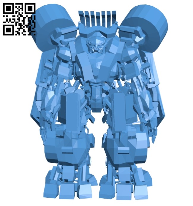 Transformers 2 PC Long Haul B007861 file stl free download 3D Model for CNC and 3d printer