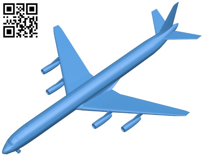 Transport aircraft B007638 file stl free download 3D Model for CNC and 3d printer