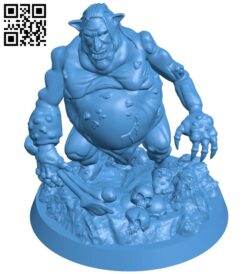 Venom Troll with bone B007959 file stl free download 3D Model for CNC and 3d printer