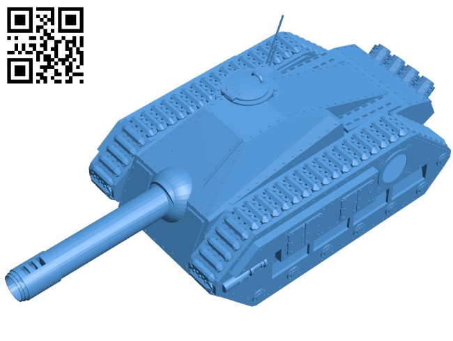 Viper King tank B007707 file stl free download 3D Model for CNC and 3d printer
