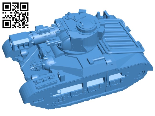 Warhammer tank B007742 file stl free download 3D Model for CNC and 3d printer