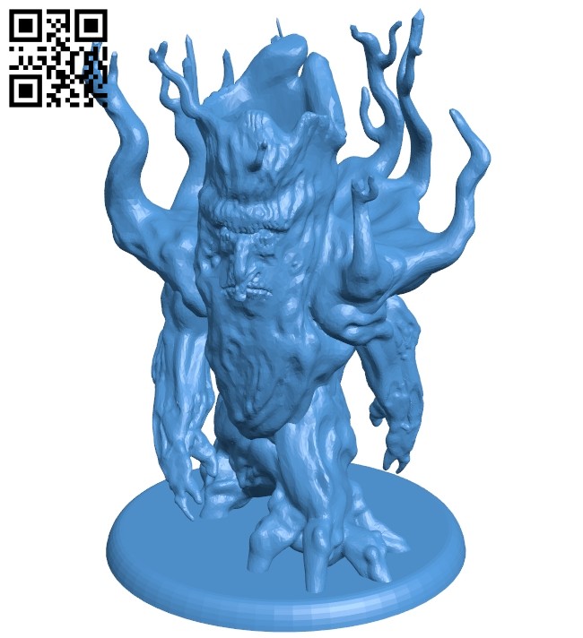 Winter Tree man B007946 file stl free download 3D Model for CNC and 3d printer