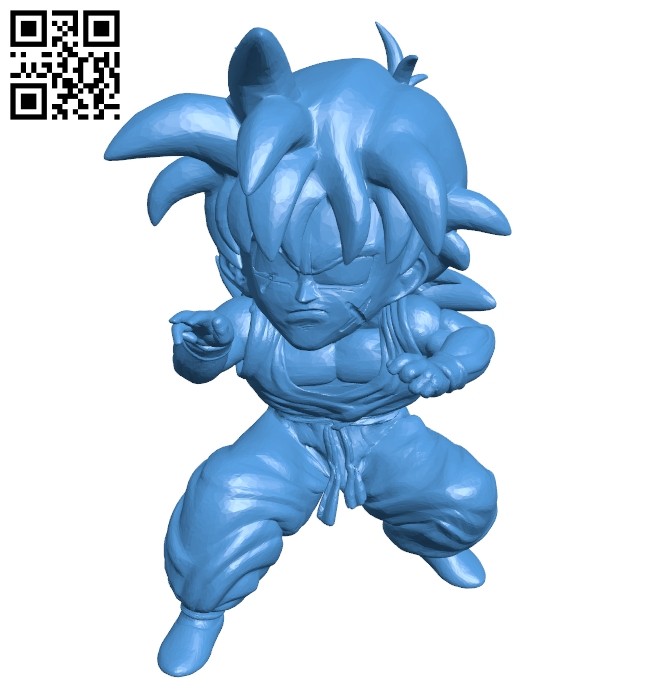 Yamcha 7 dragon balls B007690 file stl free download 3D Model for CNC and 3d printer