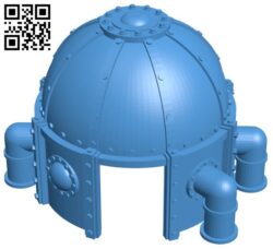 industrial dome B007735 file stl free download 3D Model for CNC and 3d printer