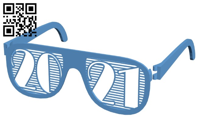 2021 Glasses B008229 file stl free download 3D Model for CNC and 3d printer