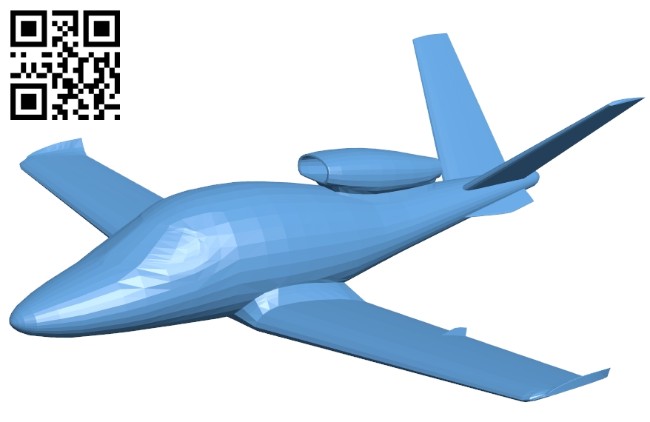 Aircraft VLJ B008263 file stl free download 3D Model for CNC and 3d printer