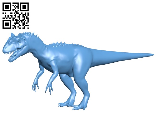 Allosaurus high poly t-pose model | 3D Print Model