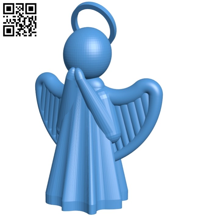 Angel tea light B008063 file stl free download 3D Model for CNC and 3d printer