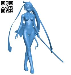 Anime fighters women B008079 file stl free download 3D Model for CNC and 3d printer