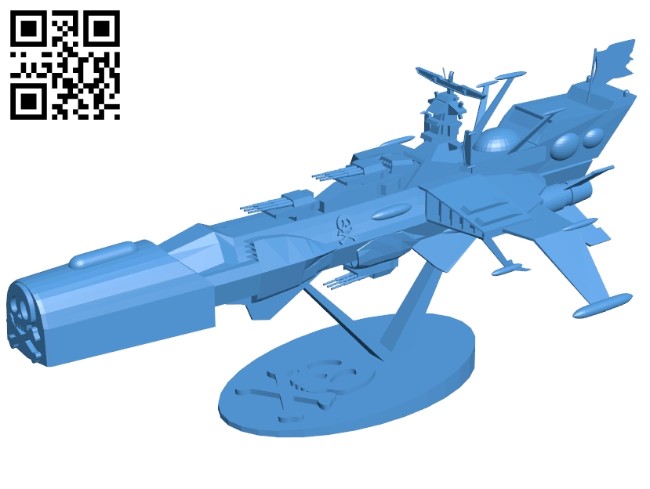 Arcadia socle ship B008122 file stl free download 3D Model for CNC and 3d printer