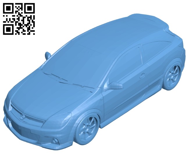 Astra GTC car B008182 file stl free download 3D Model for CNC and 3d printer