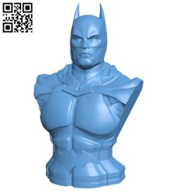 Batman bust – superhero B008186 file stl free download 3D Model for CNC and 3d printer