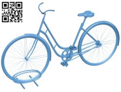 Bike on stand B008188 file stl free download 3D Model for CNC and 3d printer