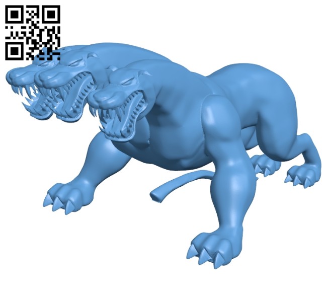 Free STL file Stand for Articulated Cerberus Dog Mythical Creature・Template  to download and 3D print・Cults