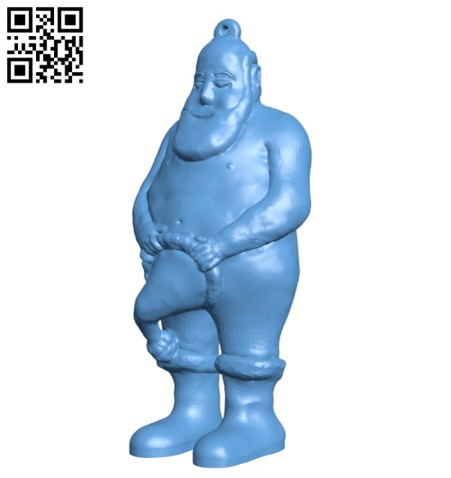 Cheeky Santa B008209 file stl free download 3D Model for CNC and 3d printer