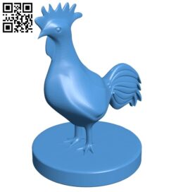 Cock – rooster B008100 file stl free download 3D Model for CNC and 3d printer