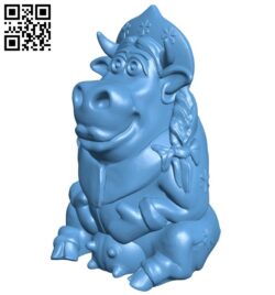 Cow B008317 file stl free download 3D Model for CNC and 3d printer