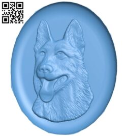 Dog painting A005410 download free stl files 3d model for CNC wood carving