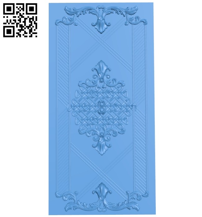 Door pattern A005247 download free stl files 3d model for CNC wood carving