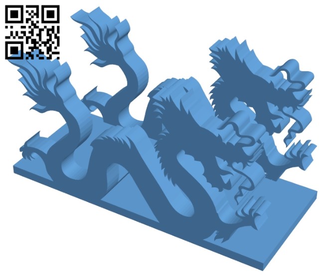 Dragon B008325 file stl free download 3D Model for CNC and 3d printer