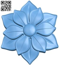 Flower pattern A005310 download free stl files 3d model for CNC wood carving