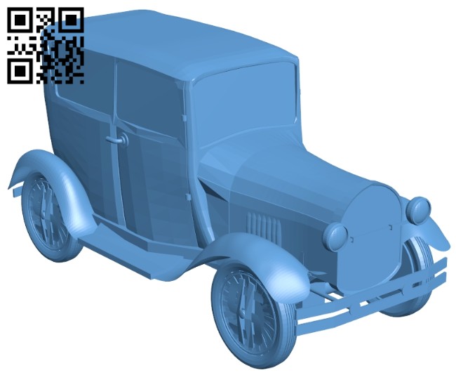 Ford model A - car B008321 file stl free download 3D Model for CNC and 3d printer