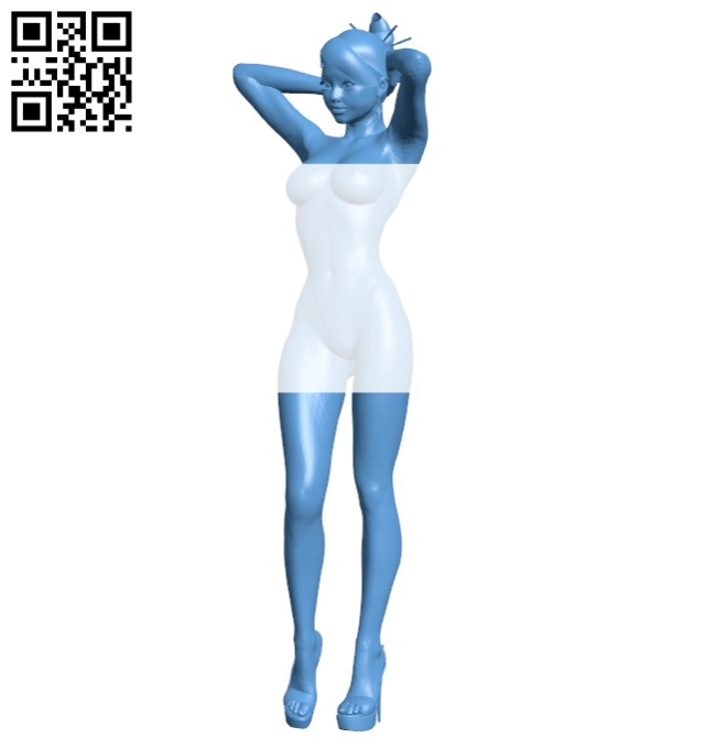 Girl B008324 file stl free download 3D Model for CNC and 3d printer