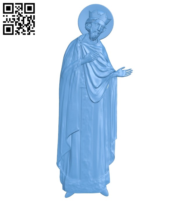 Icon Saint David A005362 download free stl files 3d model for CNC wood carving