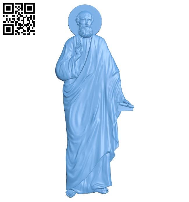 Icon of Saint Elisha A005361 download free stl files 3d model for CNC wood carving
