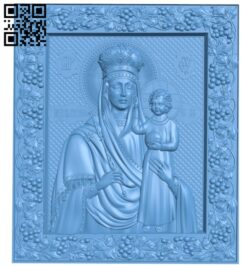Icon of the Prize of Humility A005358 download free stl files 3d model for CNC wood carving