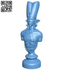 King Pharaon B008314 file stl free download 3D Model for CNC and 3d printer
