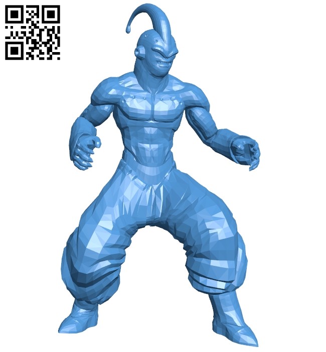 Majin Boo - 7 dragon balls B008114 file stl free download 3D Model for CNC and 3d printer