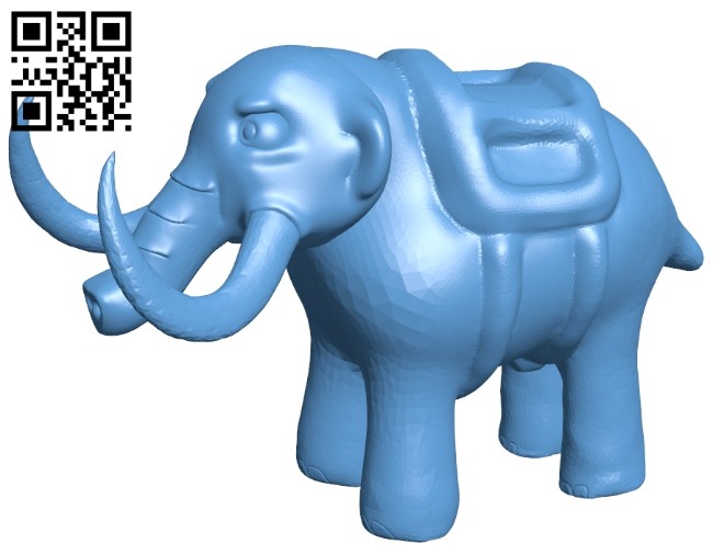 Mammoth elephant B008175 file stl free download 3D Model for CNC and 3d printer